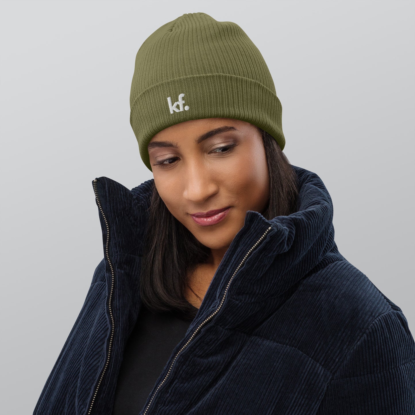 KF. | gerippte bio-beanie