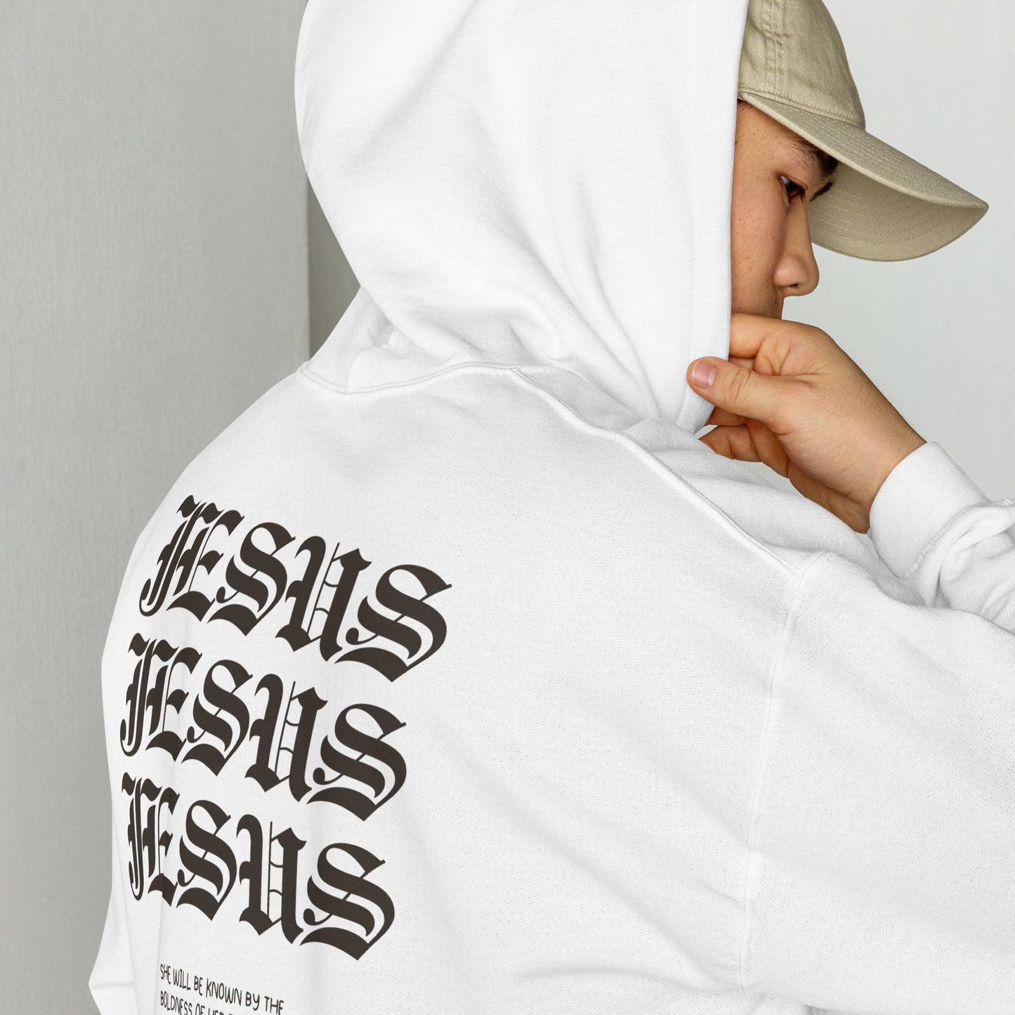 JESUS | hoodie - white