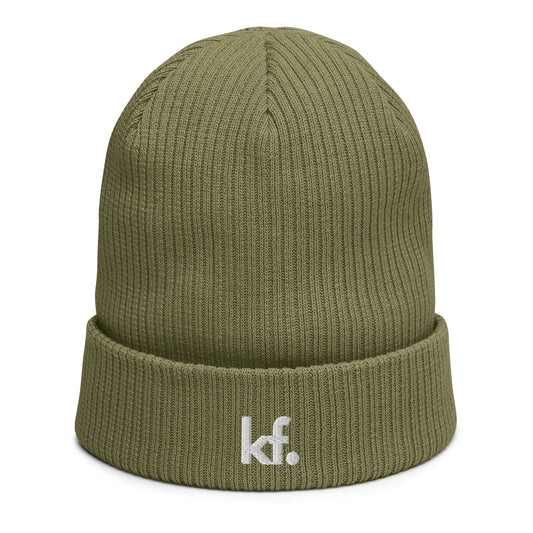 KF. | gerippte bio-beanie