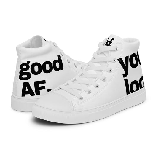 YOU LOOK GOOD AF | leinenschuh